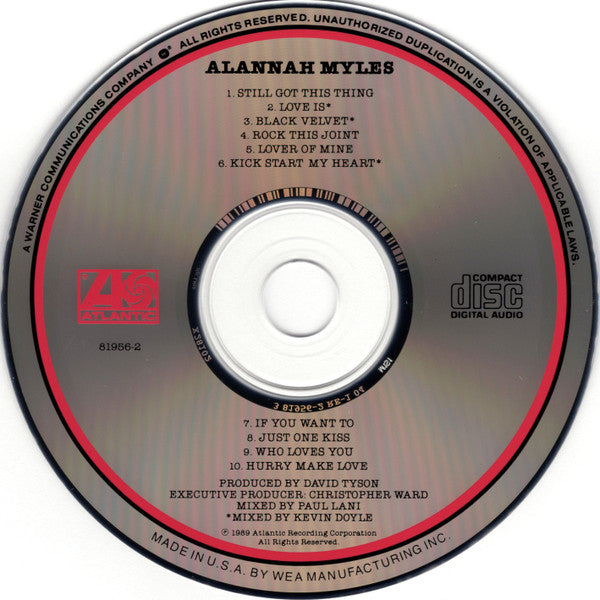 Alannah Myles : Alannah Myles (CD, Album, RE)