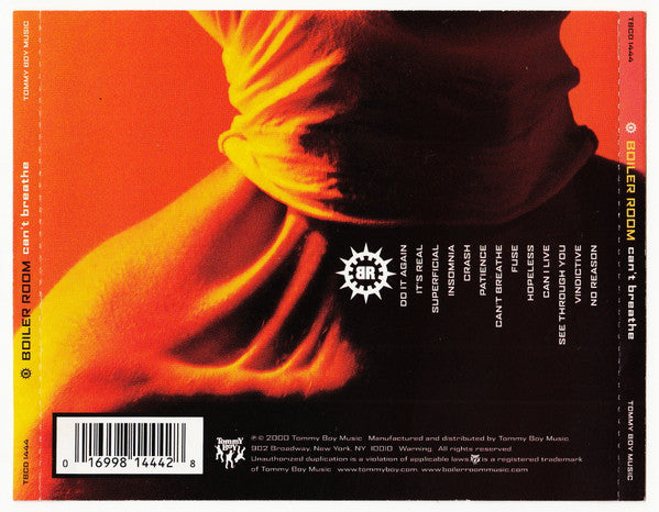 Boiler Room : Can't Breathe (CD, Album)