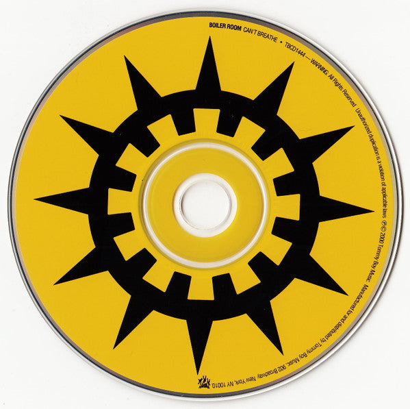 Boiler Room : Can't Breathe (CD, Album)