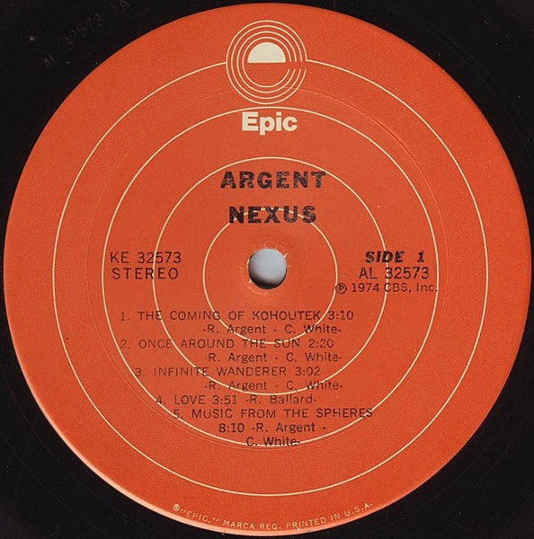 Argent : Nexus (LP, Album, San)