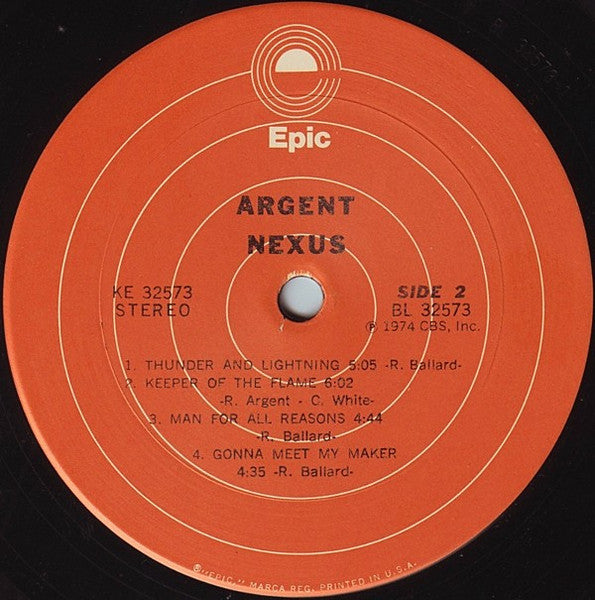 Argent : Nexus (LP, Album, San)