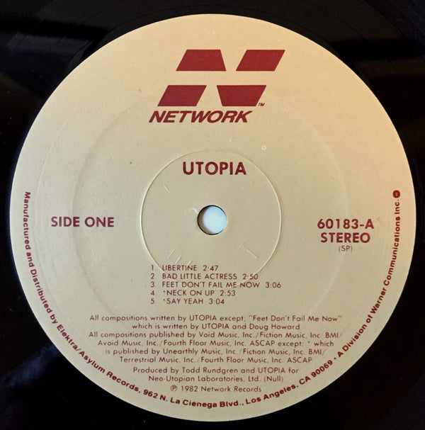 Utopia (5) : Utopia (2xLP, Album, SP )
