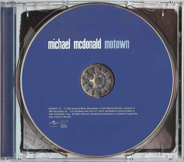 Michael McDonald : Motown (CD, Album)