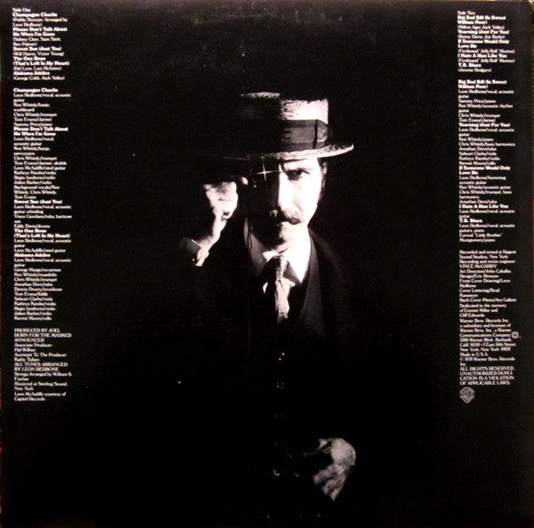 Leon Redbone : Champagne Charlie (LP, Album, RE, SRC)