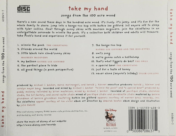 Various : Take My Hand: Songs From The Hundred Acre Wood (CD, Comp)