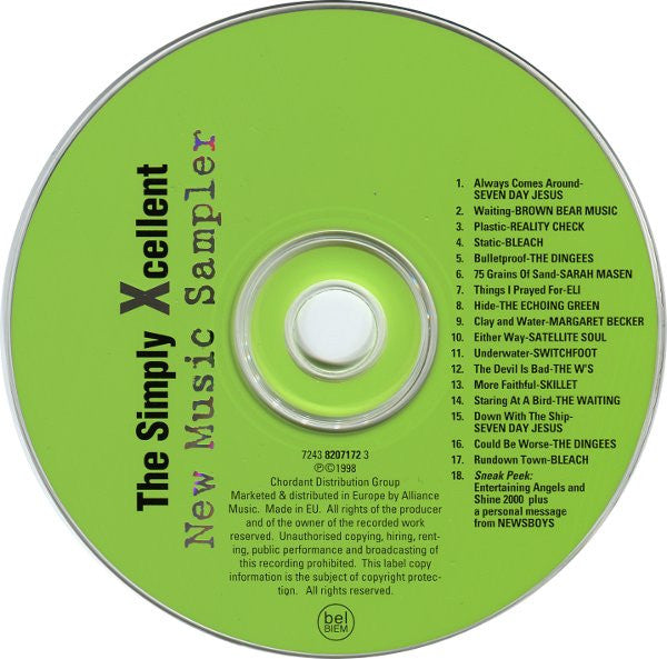 Various : The Simply Xcellent - New Music Sampler (CD, Comp)