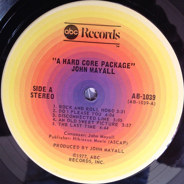 John Mayall : A Hard Core Package (LP, Album, SXT)
