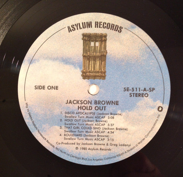 Jackson Browne : Hold Out (LP, Album, SP )