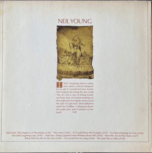 Neil Young : Neil Young (LP, Album, Ter)
