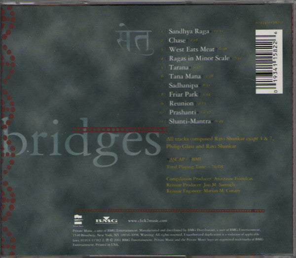Ravi Shankar : Bridges - The Best Of Ravi Shankar (CD, Comp, Sli)
