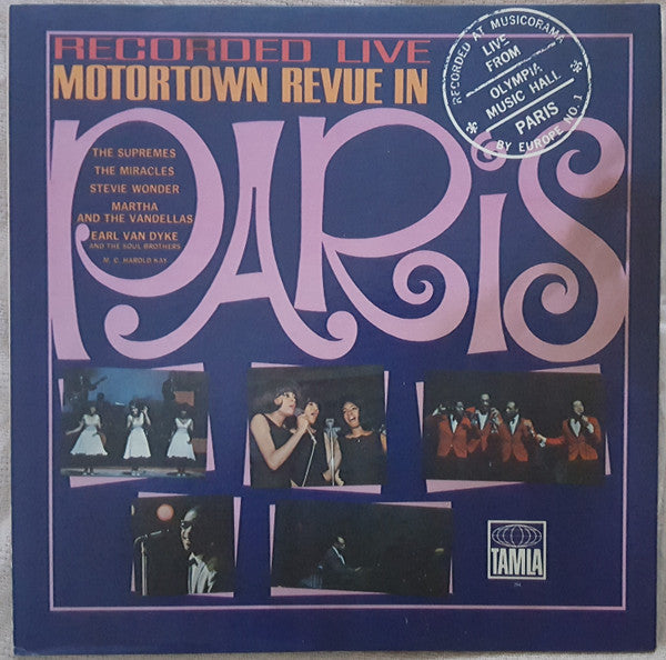Various : Motortown Revue In Paris (LP)