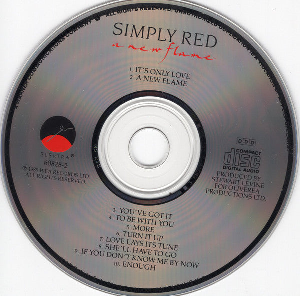 Simply Red : A New Flame (CD, Album)
