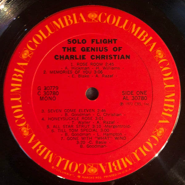 Charlie Christian : Solo Flight - The Genius Of Charlie Christian (2xLP, Comp, Mono, Ter)