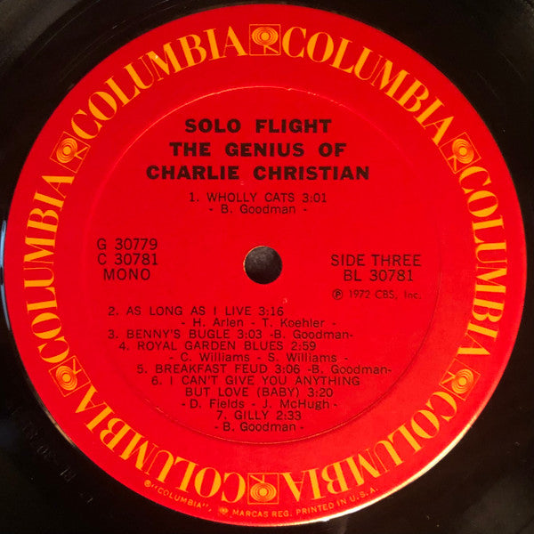 Charlie Christian : Solo Flight - The Genius Of Charlie Christian (2xLP, Comp, Mono, Ter)