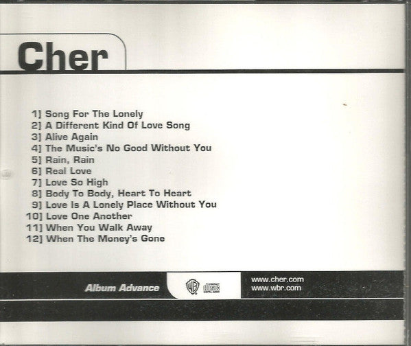 Cher : Living Proof (CD, Advance, Album, Promo)