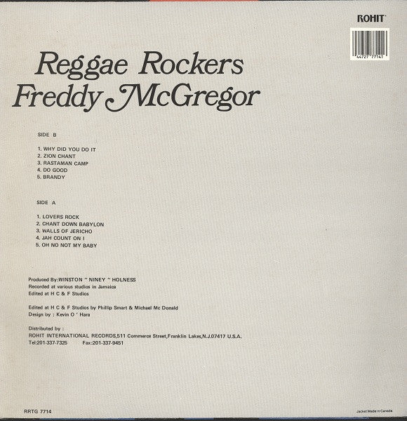 Freddie McGregor : Reggae Rockers (LP, Comp)