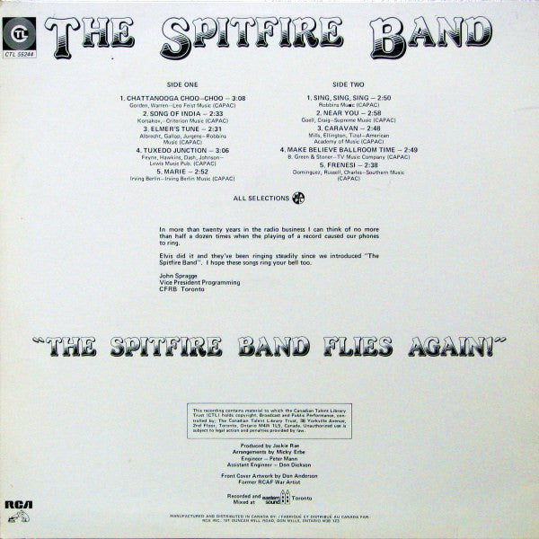 The Spitfire Band : The Spitfire Band (LP, Album)