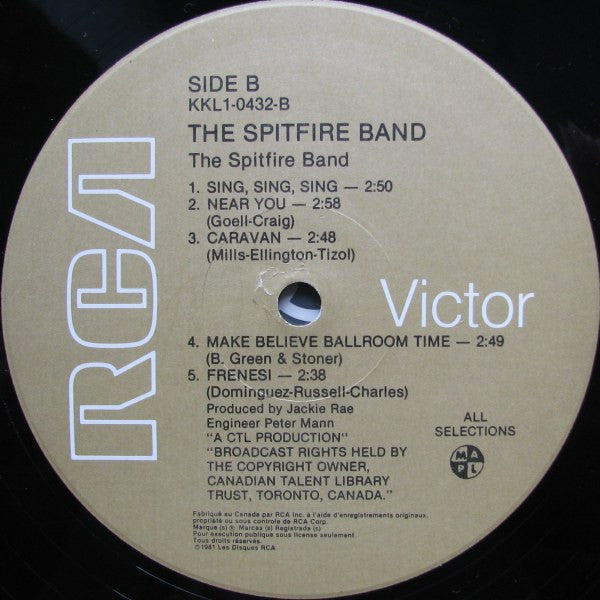 The Spitfire Band : The Spitfire Band (LP, Album)