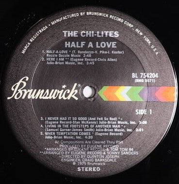 The Chi-Lites : Half A Love (LP, Album)