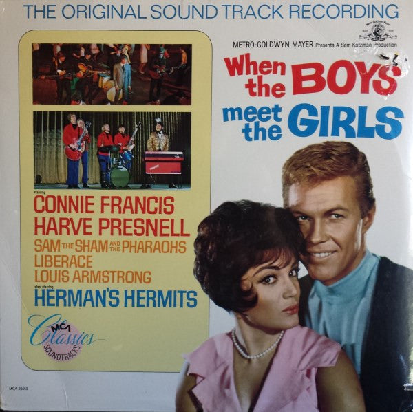 Various : When The Boys Meet The Girls (The Original Sound Track Recording) (LP, Album, RE)