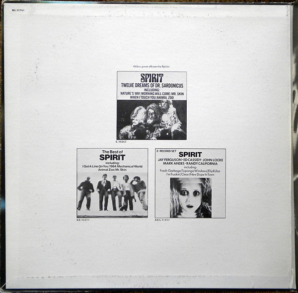 Spirit (8) : The Family That Plays Together / Feedback (LP, Album, RE + LP, Album, RE + Comp)