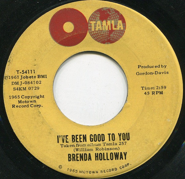 Brenda Holloway : When I'm Gone (7", Single, Mono, Roc)