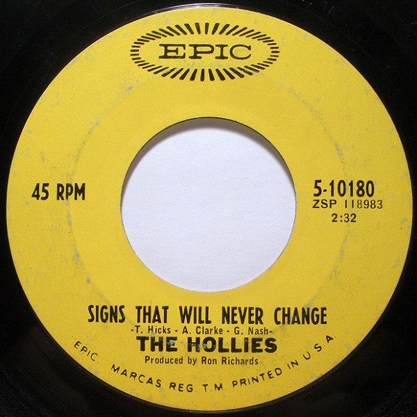 The Hollies : Carrie-Anne (7", Single)