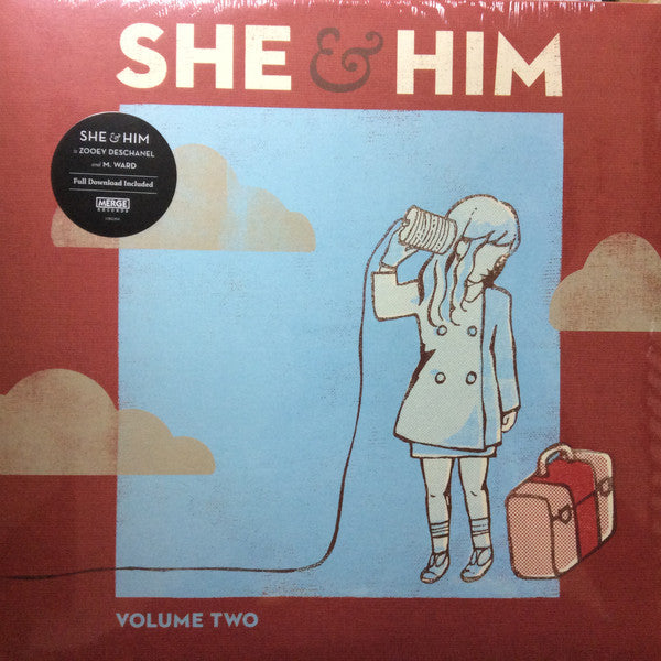 She & Him : Volume Two (LP, Album, RP)