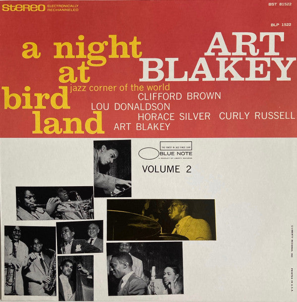Art Blakey Quintet : A Night At Birdland Volume 2 (LP, Comp, RE, Lib)