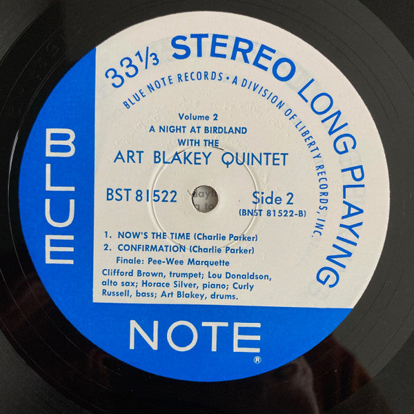 Art Blakey Quintet : A Night At Birdland Volume 2 (LP, Comp, RE, Lib)