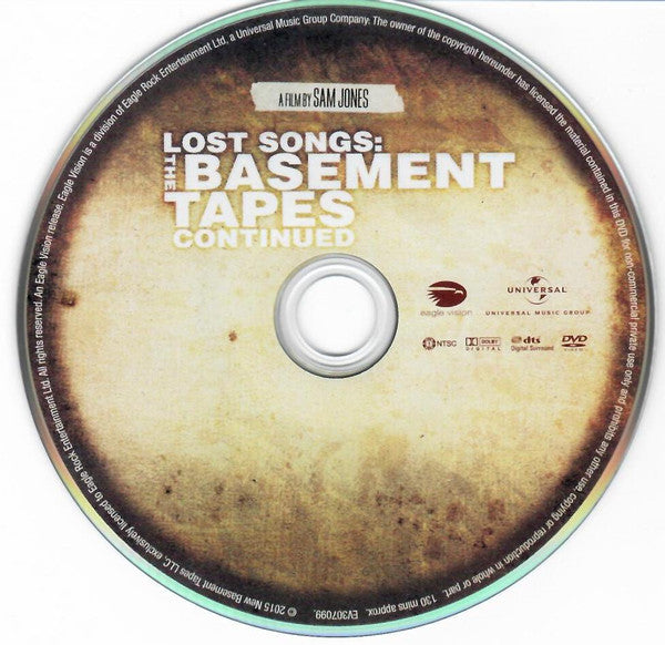 T-Bone Burnett, Elvis Costello, Rhiannon Giddens, Taylor Goldsmith, Jim James, Marcus Mumford : Lost Songs: The Basement Tapes Continued (DVD-V, NTSC)