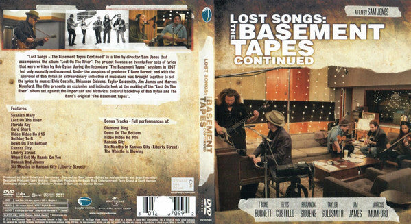 T-Bone Burnett, Elvis Costello, Rhiannon Giddens, Taylor Goldsmith, Jim James, Marcus Mumford : Lost Songs: The Basement Tapes Continued (DVD-V, NTSC)
