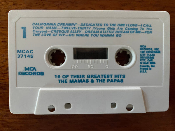 The Mamas & The Papas : 16 Of Their Greatest Hits (Cass, Comp, RE)