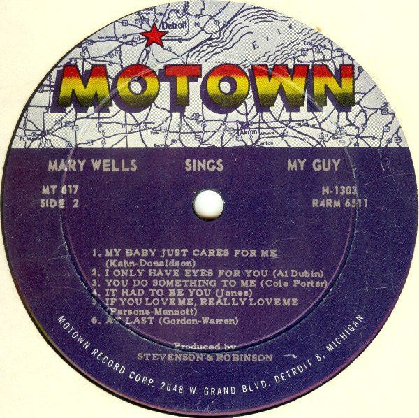 Mary Wells : Mary Wells Sings My Guy (LP, Album, Mono)