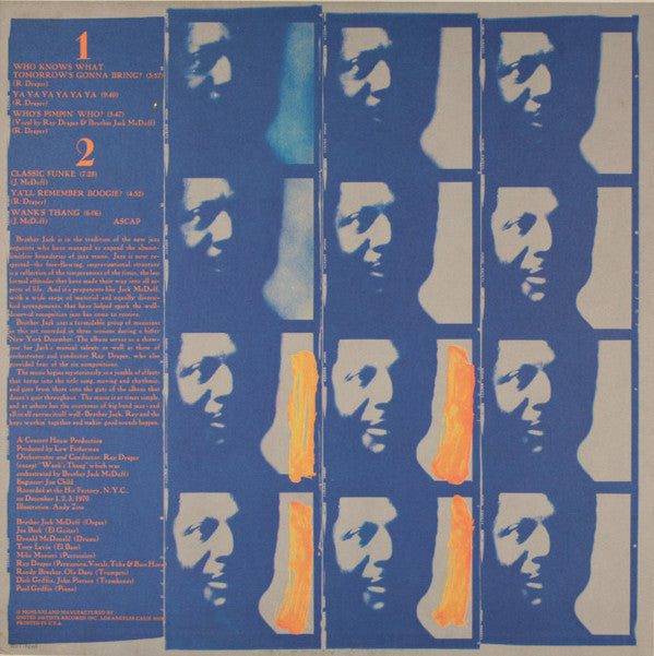 Brother Jack McDuff : Who Knows What Tomorrow's Gonna Bring? (LP, Album)