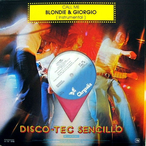 Blondie & Giorgio Moroder : Call Me (12", Single, Red)