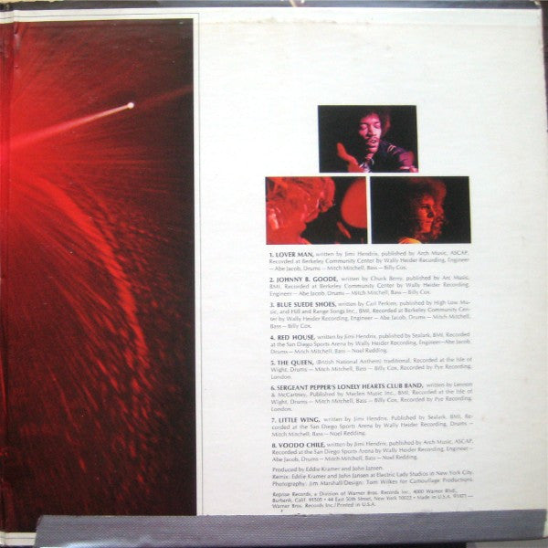 Jimi Hendrix : Hendrix In The West (LP, Album, Gat)