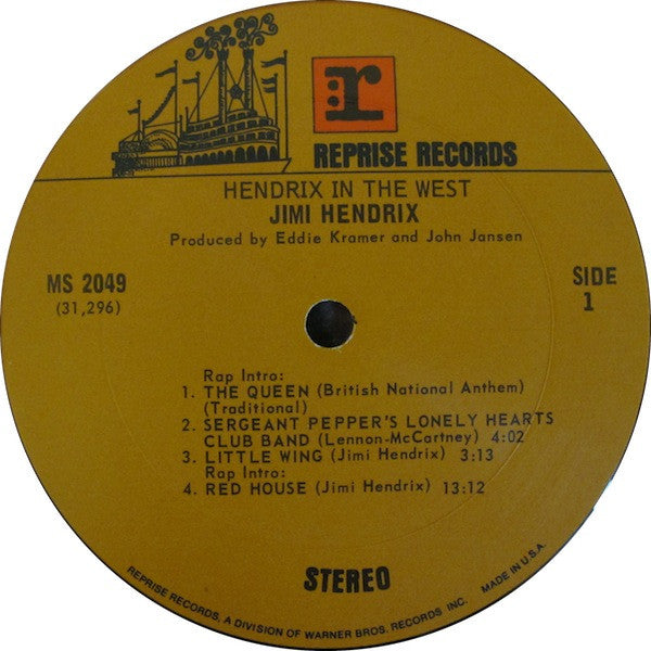 Jimi Hendrix : Hendrix In The West (LP, Album, Gat)