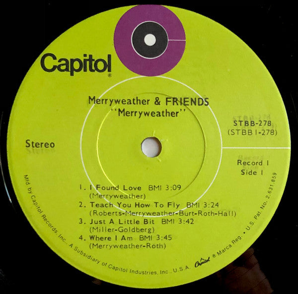 Merryweather* : Word Of Mouth (2xLP, Album, Jac)