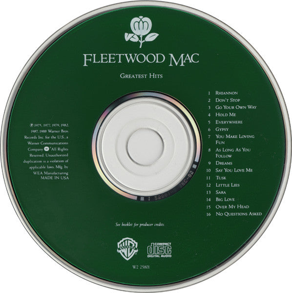 Fleetwood Mac : Greatest Hits (CD, Comp, Club)