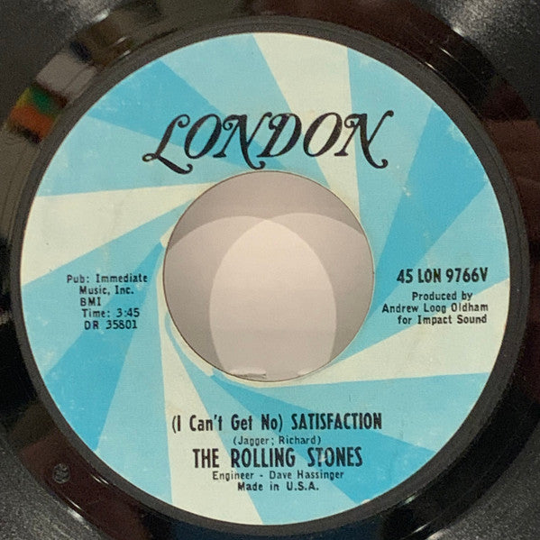 The Rolling Stones : (I Can't Get No) Satisfaction (7", Single, She)
