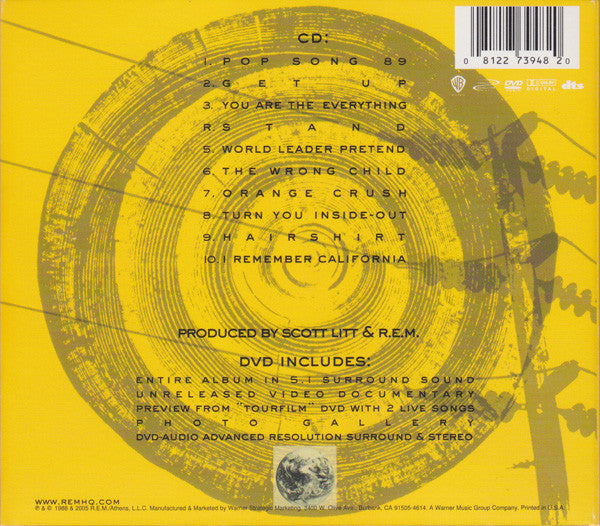 R.E.M. : Green (CD, Album, RE + DVD-V, Album, RM, Multichannel, NT)