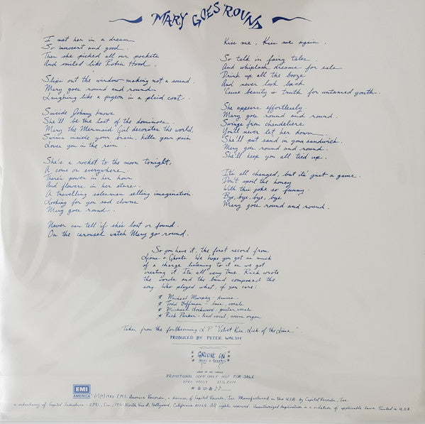 Lions & Ghosts : Mary Goes Round (12", Promo)