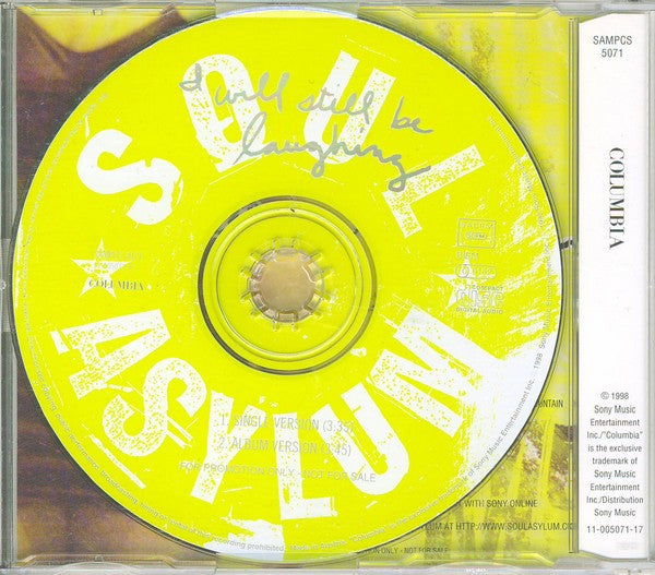 Soul Asylum (2) : I Will Still Be Laughing (CD, Single, Promo)