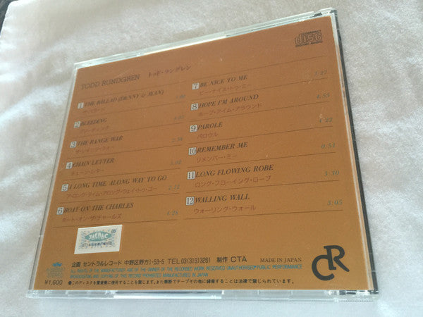 Todd Rundgren : Super Stars Best Collection (CD, Album, RE)