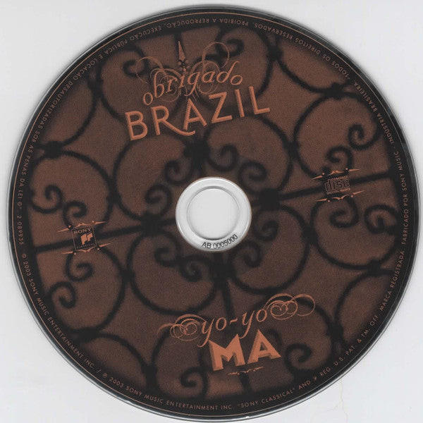 Yo-Yo Ma : Obrigado Brazil (CD, Album)