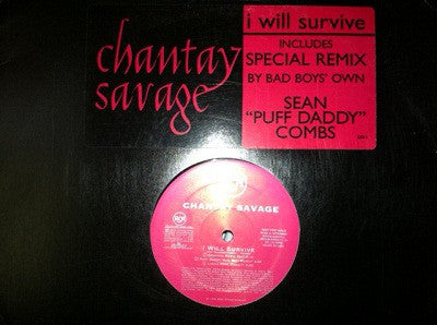 Chantay Savage : I Will Survive (12", Promo)