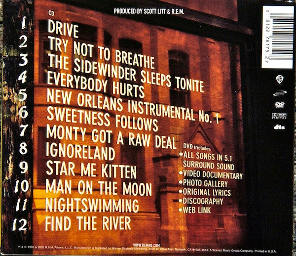 R.E.M. : Automatic For The People (CD, Album, RE + DVD-V, Album, RM, Multichannel, NT)