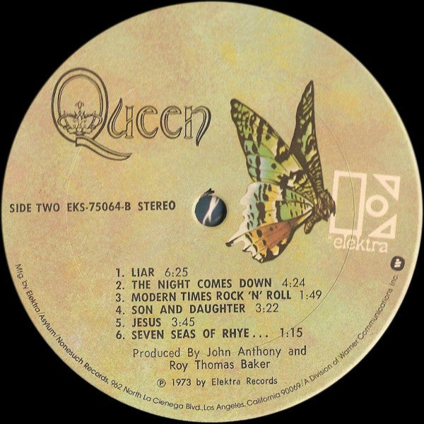 Queen : Queen (LP, Album, RE)