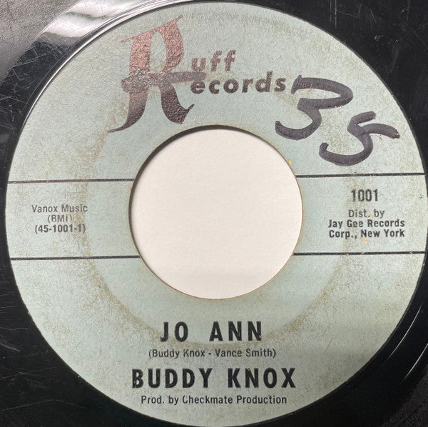 Buddy Knox : Jo Ann / Don't Make A Ripple (7", Single)